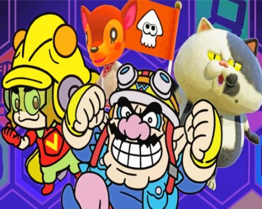 Warioware paint by number