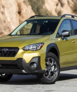 Yellow Crosstrek Subaru Car paint by number