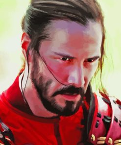 47 Ronin Kai Keanu Reeves paint by number