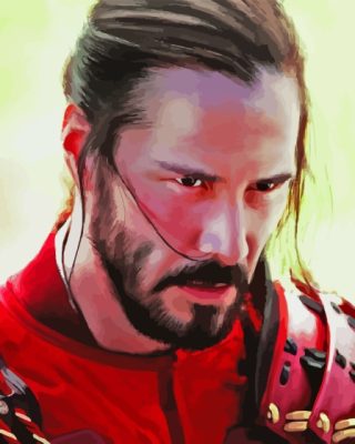 47 Ronin Kai Keanu Reeves paint by number