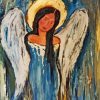 Abstract Angel paint by number