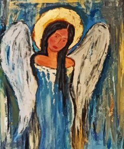 Abstract Angel paint by number