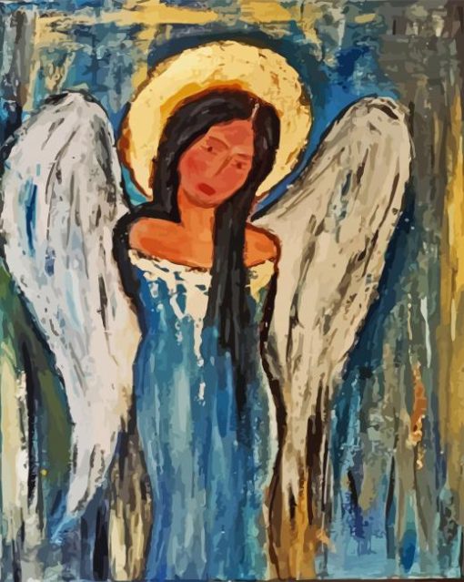 Abstract Angel paint by number