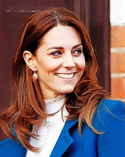 Aesthetic Princess Kate paint by number