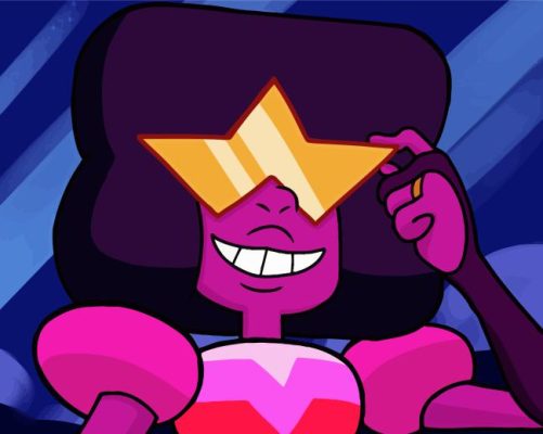 Alien Garnet Steven Universe Character By Painting With Number