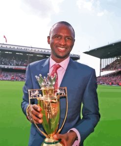 American Football Manager Patrick Vieira paint by number