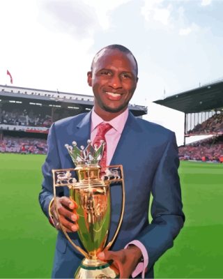 American Football Manager Patrick Vieira paint by number