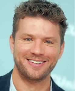 American Ryan Phillippe paint by number