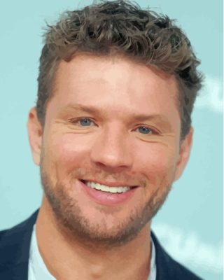 American Ryan Phillippe paint by number