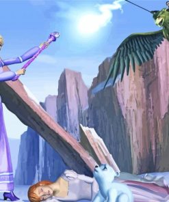 Animated Film Barbie And The Magic Of Pegasus paint by number