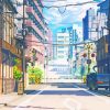 Anime Streets paint by number