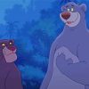 Bagheera And Baloo Disney Characters Paint by number