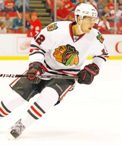 Chicago Blackhawks Kyle Beach Player paint by number