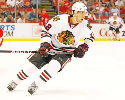 Chicago Blackhawks Kyle Beach Player paint by number