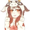 Cute Anime Cow Girl paint by number