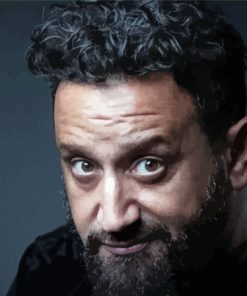 Cyril Hanouna Face paint by number