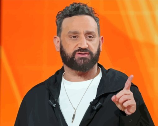 Cyril Hanouna Paint by number