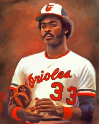 Eddie Murray Art paint by number