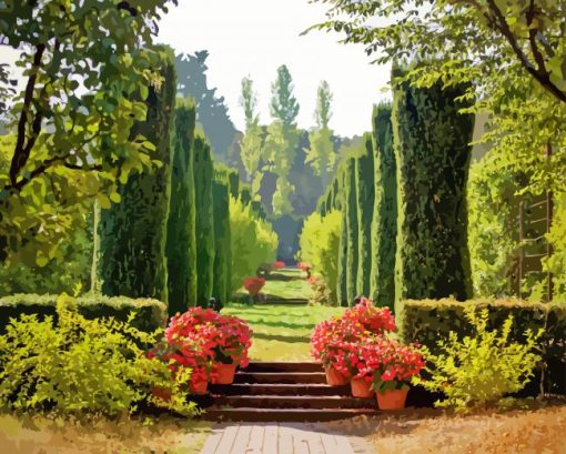 Filoli Gardens Paint by number