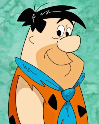 Fred Flintstones paint by number