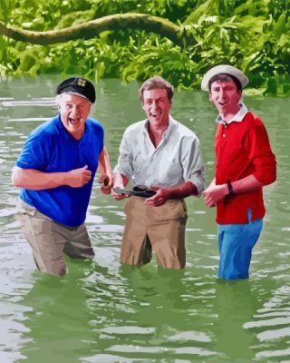 Gilligans Island Characters paint by number