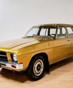 Golden Holden HQ Kingswood paint by number