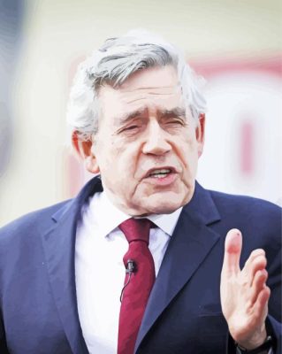 Gordon Brown Paint By Numbers