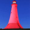 Hoad Monument Tower In Red paint by number