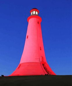 Hoad Monument Tower In Red paint by number