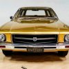 Holden HQ Kingswood Golden Car Front paint by number