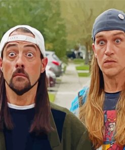 Jay And Silent Bob Paint by number