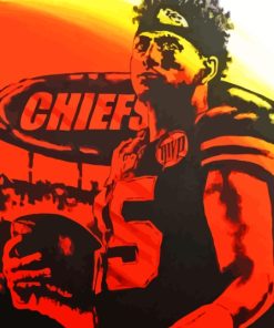 Kansas City Chiefs paint by number