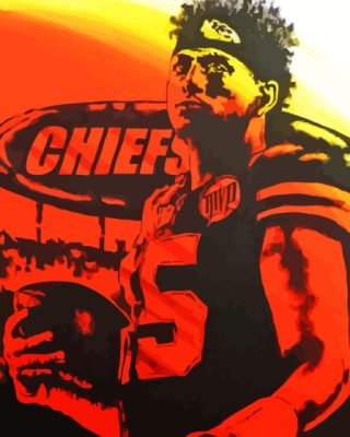 Kansas City Chiefs paint by number