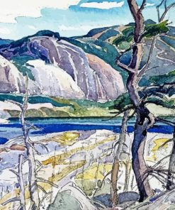 La Cloche Hills By Franklin Carmichael paint by number