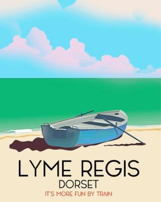 Lyme Regis paint by number