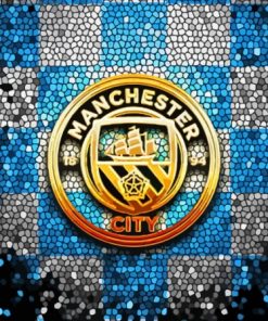 Manchester City Football Club Logo Paint by number