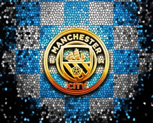 Manchester City Football Club Logo Paint by number