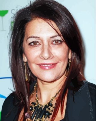 Marina Sirtis Paint by number