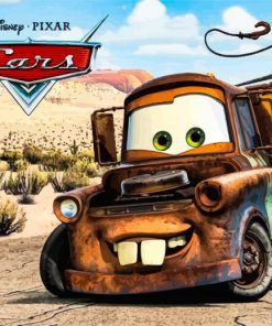 Mater Cars Poster paint by number