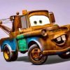 Mater Cars Character Paint by number