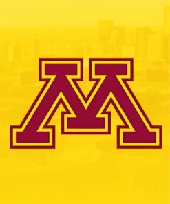 Minnesota Gophers Logo paint by number