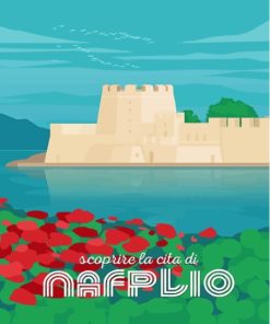 Nafplio Poster Paint by number