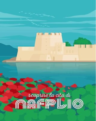 Nafplio Poster Paint by number