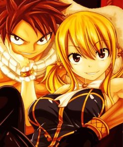 Natsu And Lucy paint by number