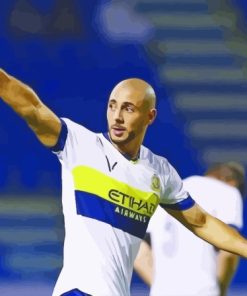 Nordin Amrabat Footballer Paint by number