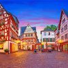 Old Town Mainz City In Germany paint by number