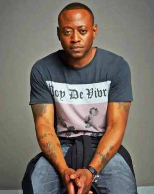 Omar Epps American Actor Paint by number