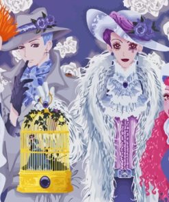 Paradise Kiss Manga Characters paint by number