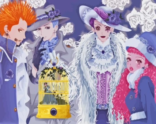 Paradise Kiss Manga Characters paint by number