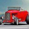 Red 32 Ford Classic Car paint by number